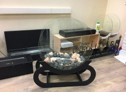 Биокамин напольный Zefire Iris Ellipse