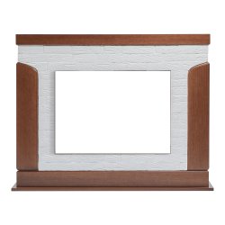 Портал Firelight Prestigio 25 камень белый/шпон дуб