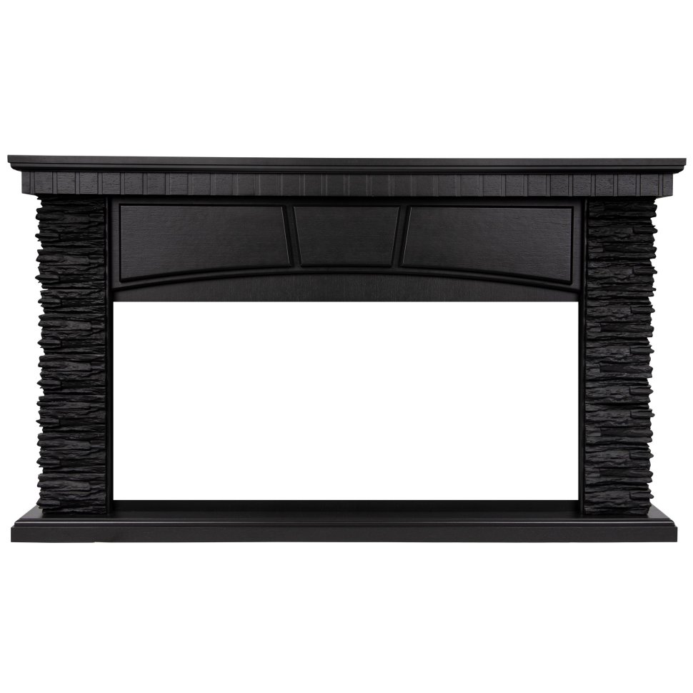 Портал Firelight Porto 42/40/36 камень черный/шпон венге