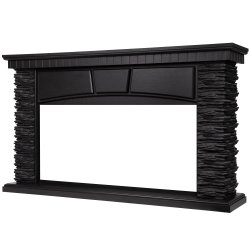 Портал Firelight Porto 42/40/36 камень черный/шпон венге