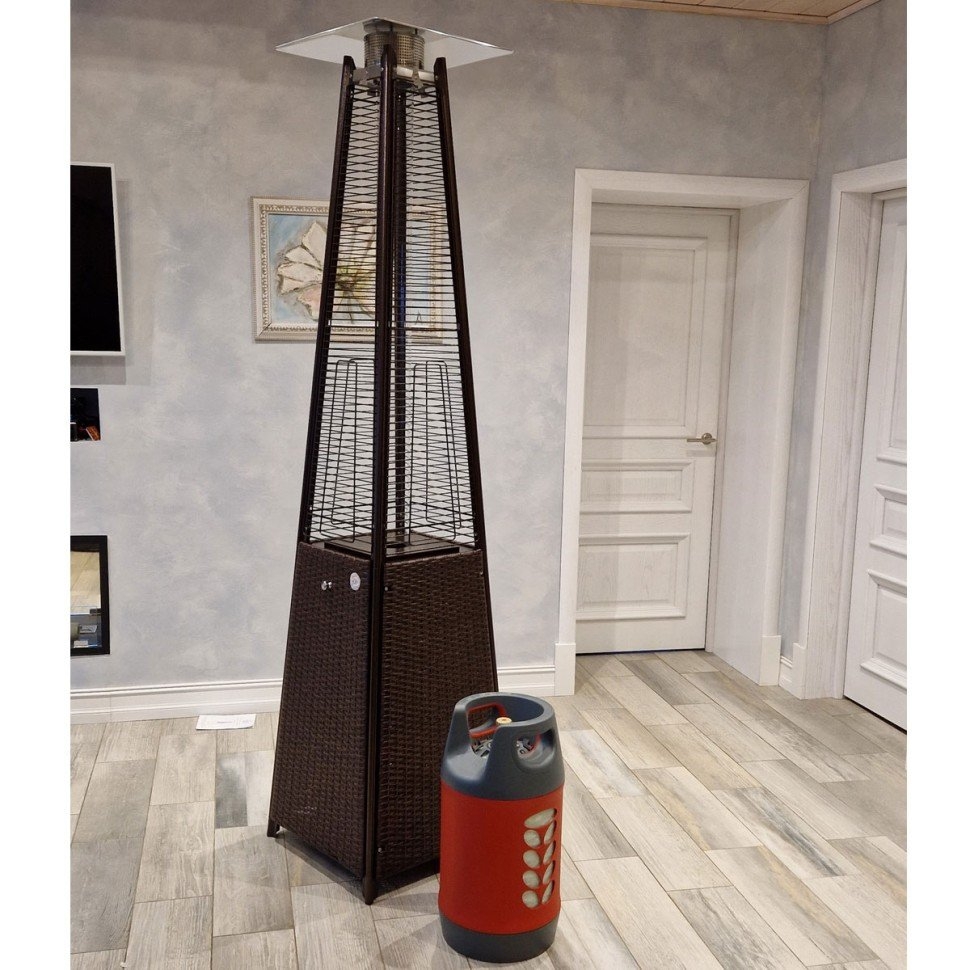 Уличный газовый обогреватель WWT 13I Rotang Brown Mini 1.8m