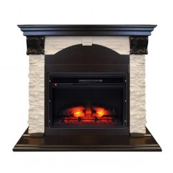 Каминокомплект RealFlame Dublin ROCK STD/EUG/24 AO с очагом Eridan 24