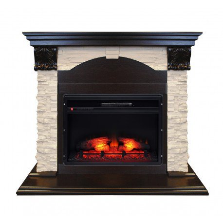 Каминокомплект RealFlame Dublin ROCK STD/EUG/24 AO с очагом Eridan 24
