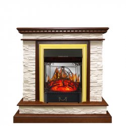 Каминокомплект Royal Flame Calgary с очагом Majestic FX M Brass