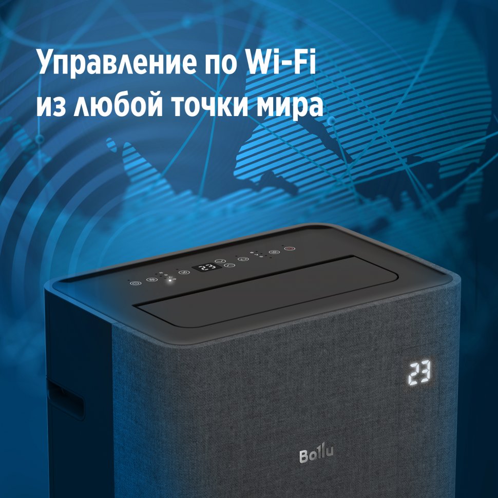 Мобильный кондиционер Ballu BPAC-12 EW/N6 Velure