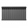 Биметаллический радиатор отопления Royal Thermo Revolution Bimetall 500 2.0 12 секций Noir Sable