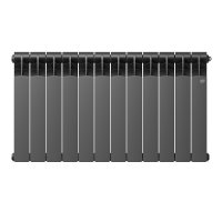 Биметаллический радиатор отопления Royal Thermo Revolution Bimetall 500 2.0 12 секций Noir Sable