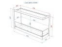 Встроенный биокамин Lux Fire Угловой 1155 М