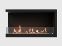 Встроенный биокамин Lux Fire Угловой 1155 М