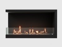 Встроенный биокамин Lux Fire Угловой 1155 М