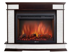 Каминокомплект Firelight Scala 30 с очагом Electrolux EFP/P-3020LS сланец скалистый белый/шпон тёмный дуб