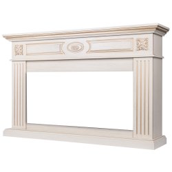 Портал Firelight Siena 42/40/36 слоновая кость с золотой патиной