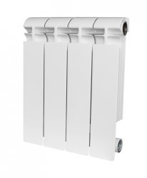 Радиатор биметаллический STOUT Alpha 350 (4 секции)