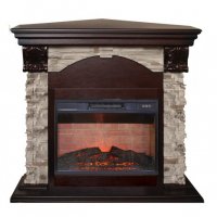 Каминокомплект RealFlame Dublin ROCK Corner STD/EUG/24 AO с очагом Irvine 24