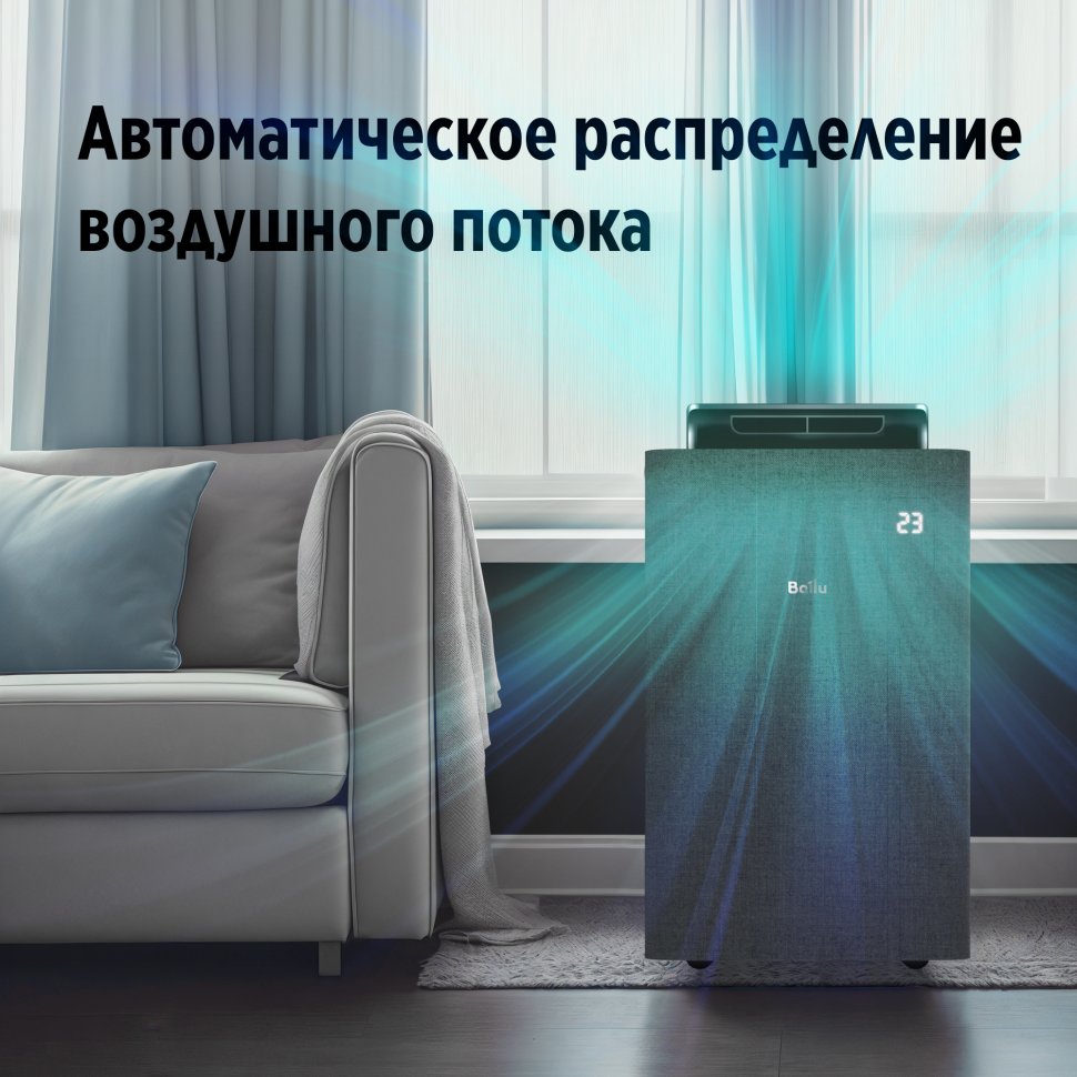 Мобильный кондиционер Ballu BPAC-14 EW/N6 Velure