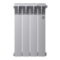 Биметаллический радиатор отопления Royal Thermo Revolution Bimetall 500 2.0 4 секции Silver Satin