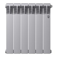 Биметаллический радиатор отопления Royal Thermo Revolution Bimetall 500 2.0 6 секций Silver Satin