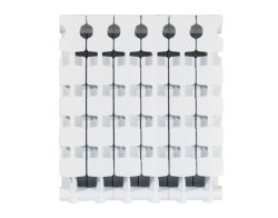 Алюминиевый радиатор отопления Fondital 500/100 Exclusivo D3 Plus 6 секций