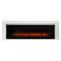 Каминокомплект Firelight Simple Long с очагом Electrolux Infinity EFP/P-1600ULS белый