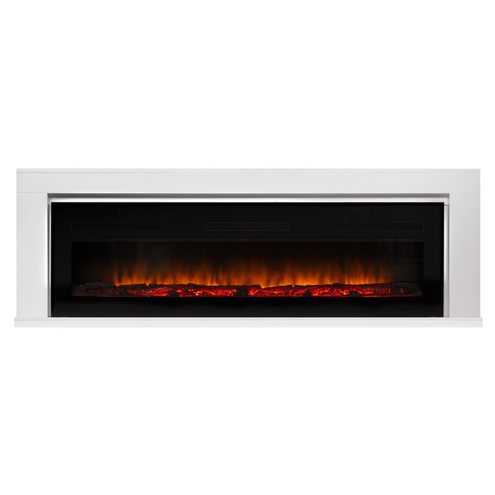 Каминокомплект Firelight Simple Long с очагом Electrolux Infinity EFP/P-1600ULS белый