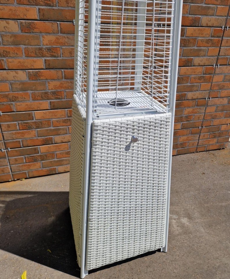 Уличный газовый обогреватель WWT 13I Rotang White Mini 1.8m