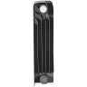 Биметаллический радиатор отопления Stout Titan Ventil 350 10 секций нижнее правое подключение графит RAL 7024