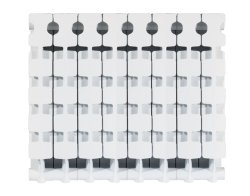 Алюминиевый радиатор отопления Fondital 500/100 Exclusivo D3 Plus 8 секций