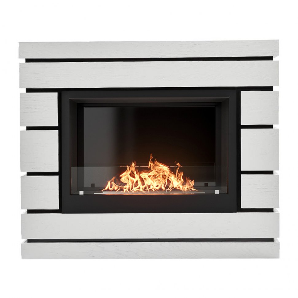 Каминокомплект Firelight Moderno 25 с очагом BFP/P-2520 шпон белый дуб
