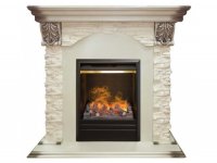 Каминокомплект RealFlame Dublin LUX STD/EUG WT с очагом 3D Olympic