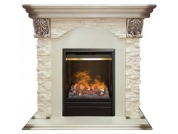 Каминокомплект RealFlame Dublin LUX STD/EUG WT с очагом 3D Olympic