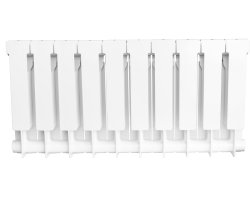 Радиатор биметаллический STOUT Alpha 350 (10 секций)