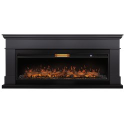 Каминокомплект Royal Thermo Aurora RTFP/P-AR60LS + портал Firelight California 60 G графит