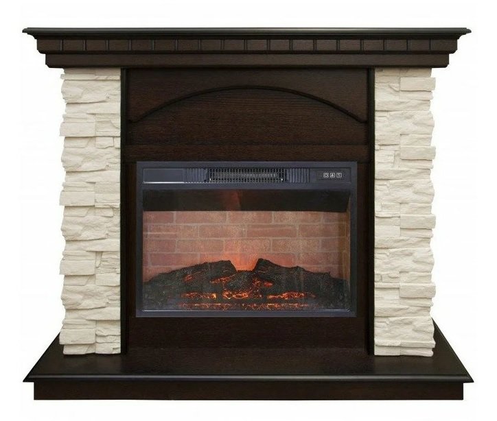 Каминокомплект RealFlame Elford STD/EUG/25'5/HL/24 AO с очагом Irvine 24
