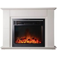 Каминокомплект Interflame Бланк с очагом Jupiter FX M Black белый