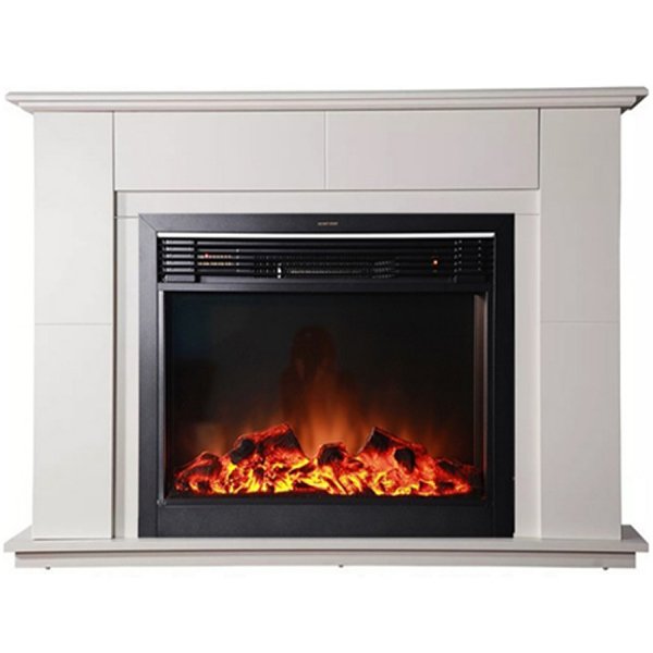 Каминокомплект Interflame Бланк с очагом Jupiter FX M Black белый