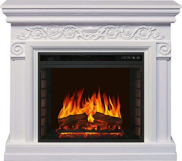 Каминокомплект Royal Flame Athena белый с очагом Vision 23 EF LED FX