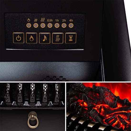 Каминокомплект Хорошие Камины Юпитер с очагом RealFlame Fobos Lux BL S мрамор