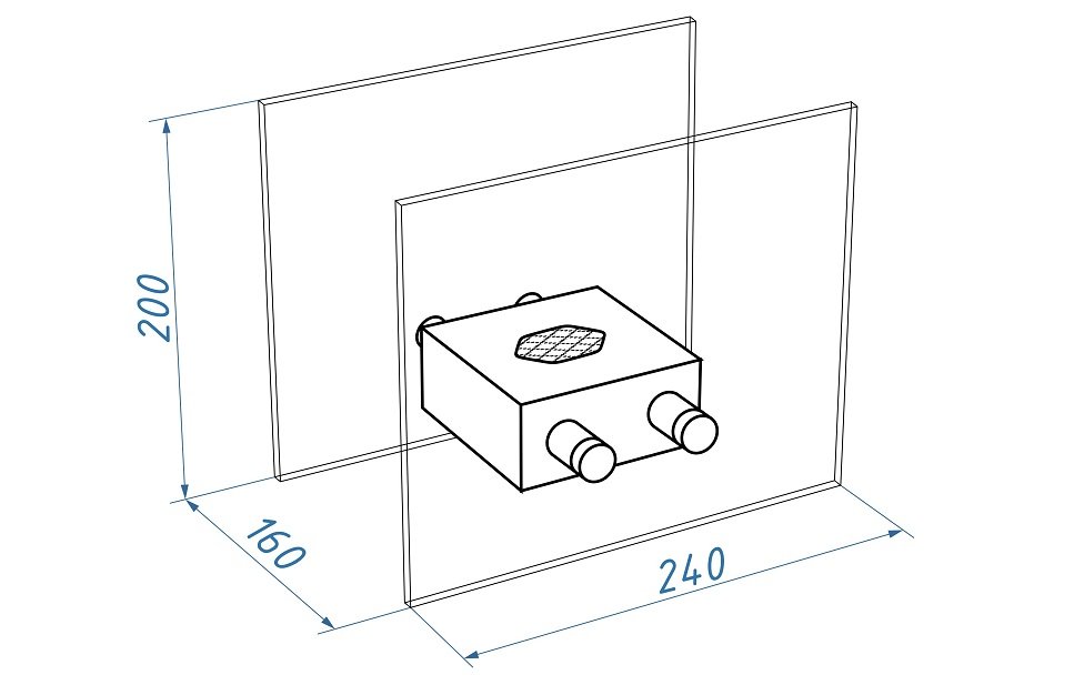 Настольный биокамин Lux Fire Лондон S КН-0017S-01