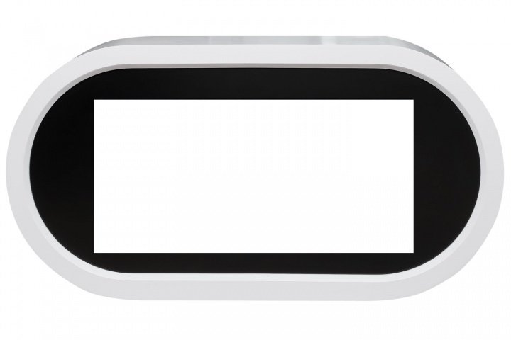 Портал Royal Flame Ellipse под очаг Vision 42 белый с черным