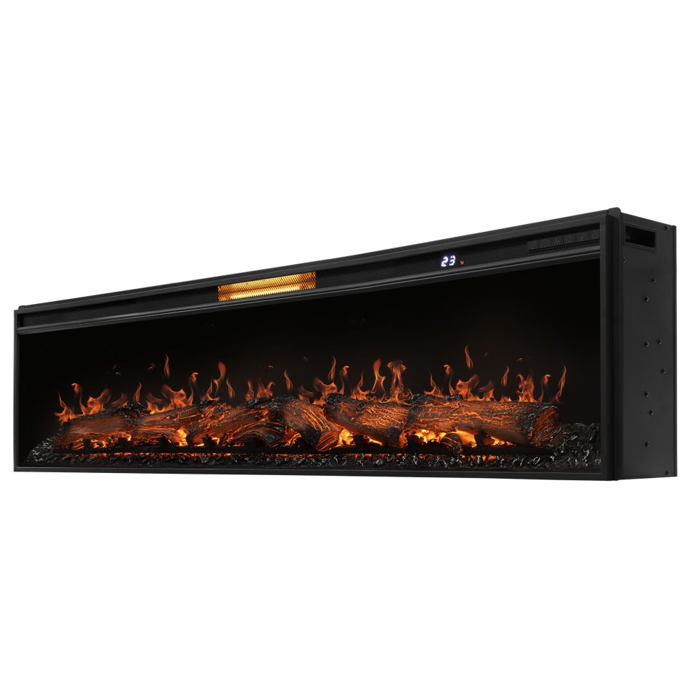 Каминокомплект Royal Thermo Aurora RTFP/P-AR60LS + портал Firelight California 60 IV молочный