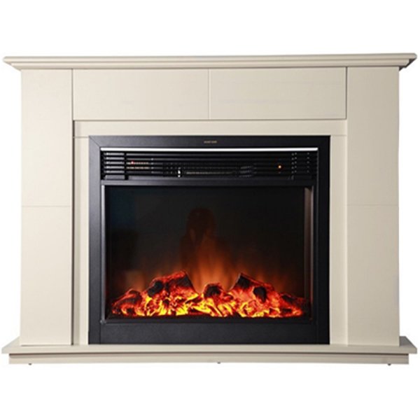 Каминокомплект Interflame Бланк с очагом Jupiter FX M Black бежевый