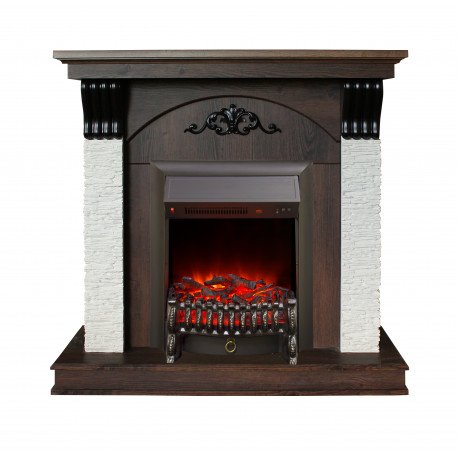 Каминокомплект RealFlame Corfino NT с очагом Fobos Lux Black S