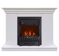 Каминокомплект Хорошие Камины Марс с очагом Royal Flame Aspen Black белый