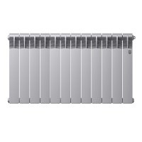Биметаллический радиатор отопления Royal Thermo Revolution Bimetall 500 2.0 12 секций Silver Satin