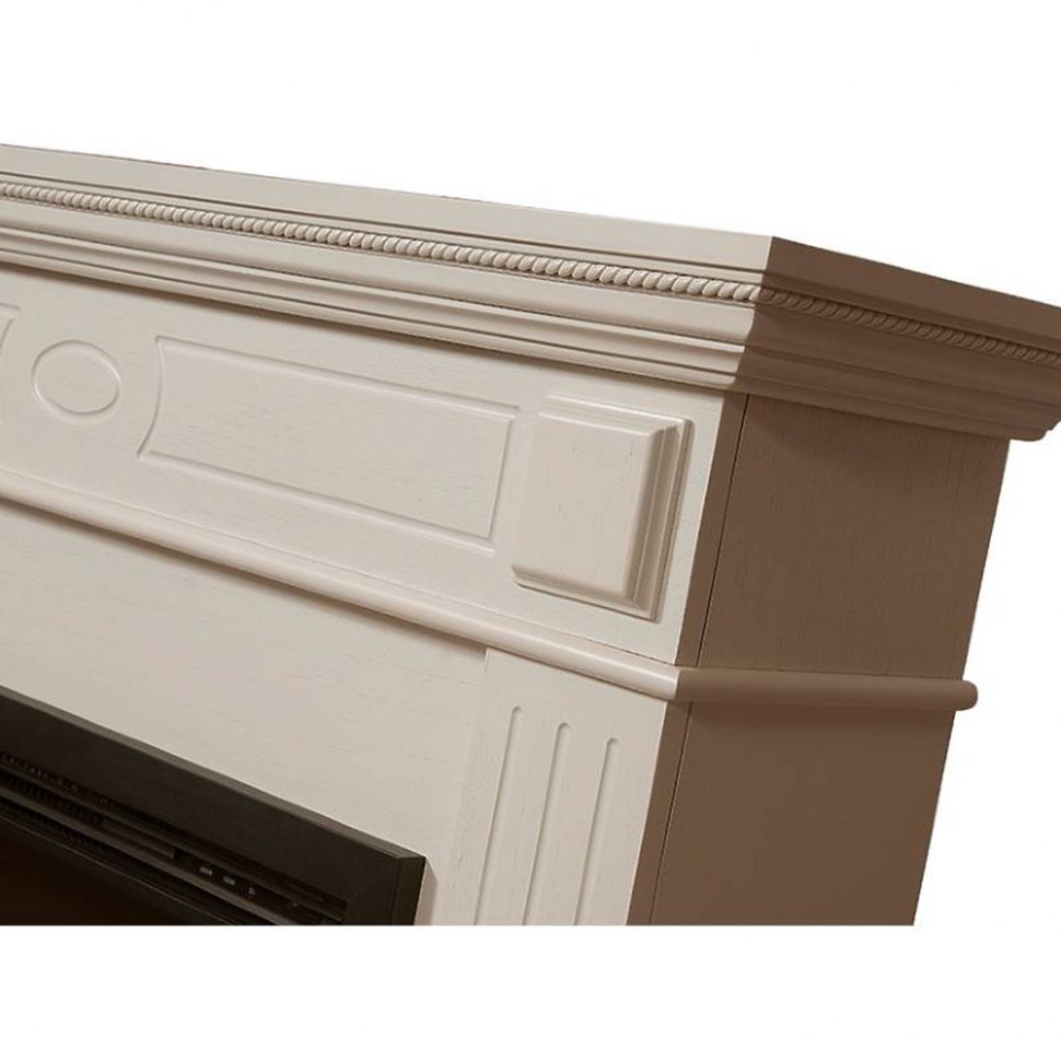 Каминокомплект Firelight Bianco 25 с очагом BFP/P-2520 шпон белёный дуб