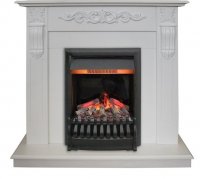 Каминокомплект RealFlame Dominica STD/EUG WT с очагом 3D Oregan