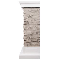 Каминокомплект Firelight Florida 25 с очагом Electrolux EFP/P-2520LS белый/серый