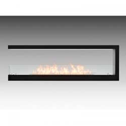 Встроенный биокамин Lux Fire Торцевой 1500 S