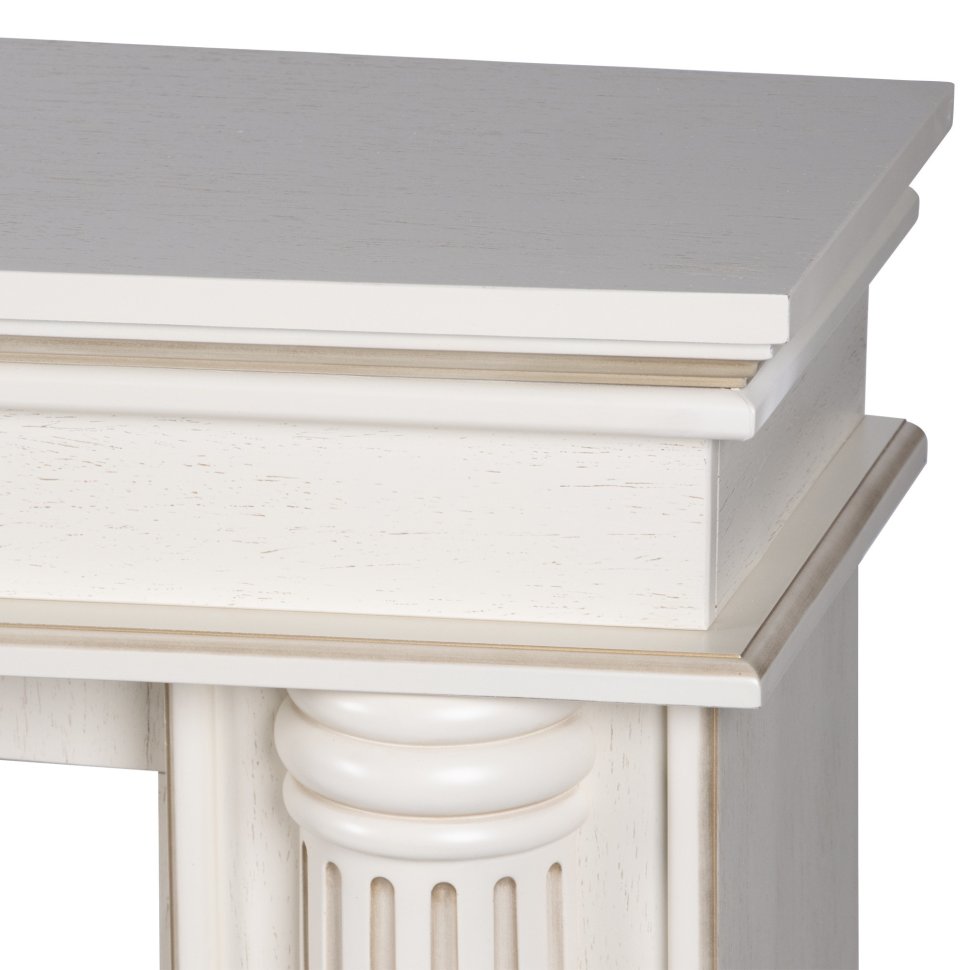 Каминокомплект Royal Thermo Aurora RTFP/P-AR60LS + портал Firelight Olympia 60 слоновая кость с патиной