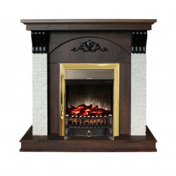 Каминокомплект RealFlame Corfino NT с очагом Fobos Lux Brass S